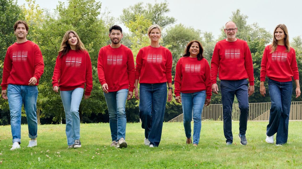 Dress red day-sweater-groep
