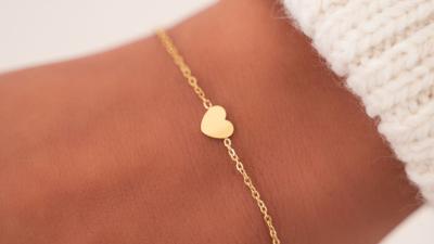 Armband met hartje