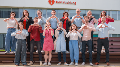 Groepsfoto fusie Harteraad Hartstichting