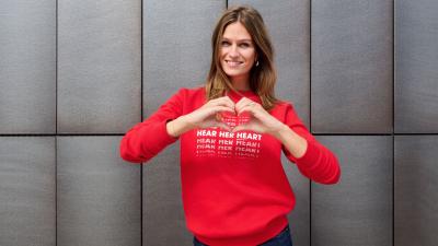 Dress red day-sweater-dames-hart