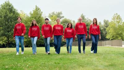 Dress red day-sweater-groep