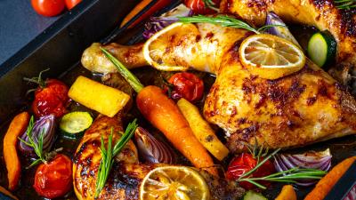 Gegrilde kippenpoten