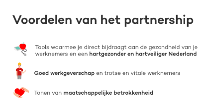Alle voordelen van partnership Hart voor de Zaak op een rij