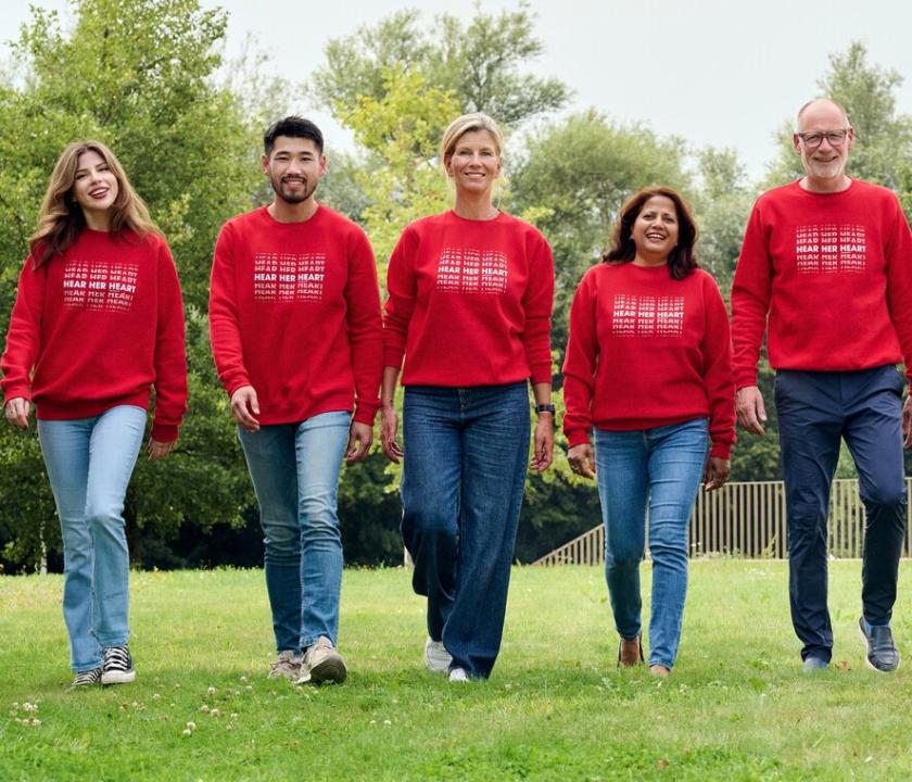 Dress red day-sweater-groep