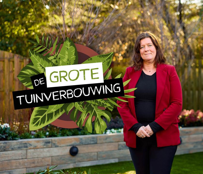 Diana bij De Grote Tuinverbouwing